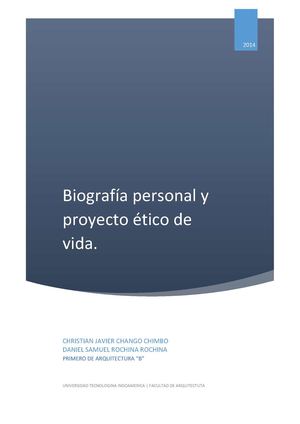 Biografia De Christian Chango Daniel Rochina