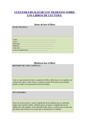 Guía Lectura