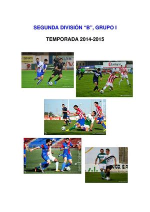 Segunda B 2014 2015 - Grupo I