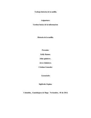 Historia de la natilla