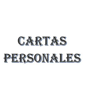 Cartas Personales