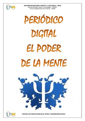 Periódico Digital El Poder De La Mente-Competencias Comunicativas