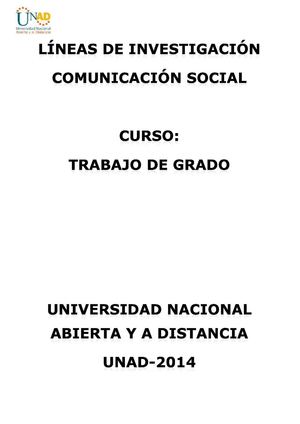 Lineas De Investigación