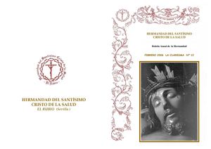Boletín Hermandad Cristo de la Salud El Rubio 2006