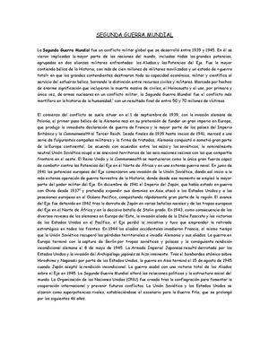 Segunda Guerra Mundial