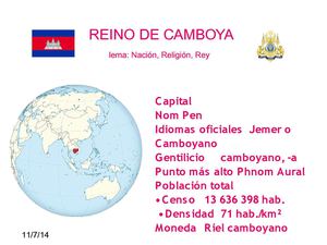 CAMBOYA 2014 EXPO