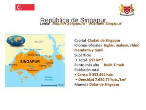 SINGAPUR 2014