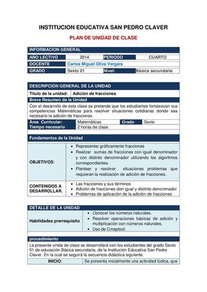 Unidad Clase Co