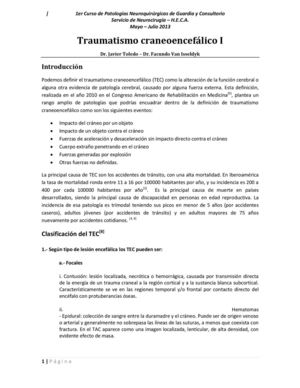 Traumatismo Craneoenceflico I