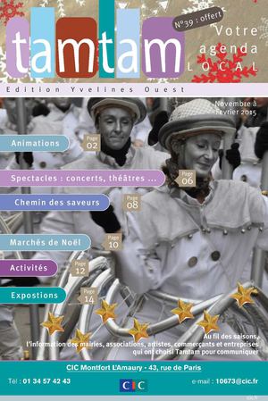 Tamtam : toutes les sorties en Yvelines Ouest de Numéro de Novembre àfevrier 2015