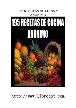 195 Recetas De Cocina