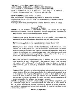 Ejercicio Pedagogico Sobre Los Conceptos De Gracia