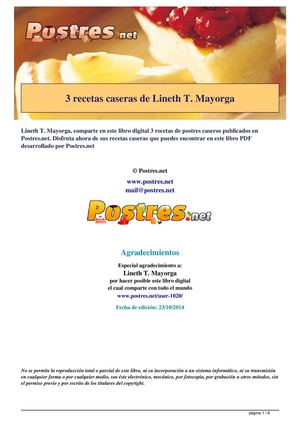 Postres  Recetas Caseras