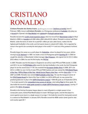 Cristiano Ronaldo
