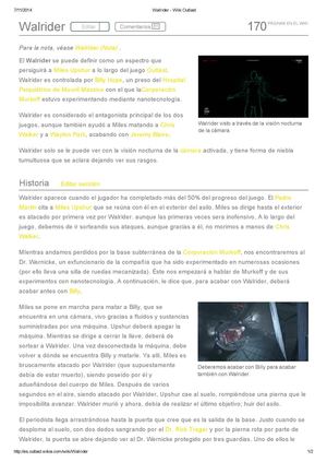 Walrider - Wiki Outlast