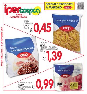 IPERcoopca TORRI di Quartesolo, 11-24 Novembre 2014