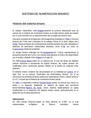 Sistema Binario