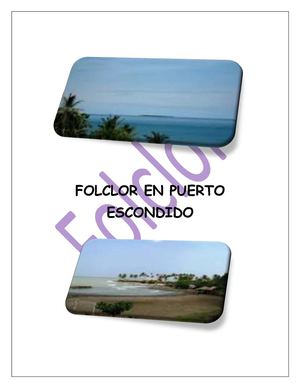 Folclor En Puerto Escondido