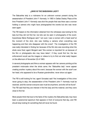 Who Is The Babushka Lady