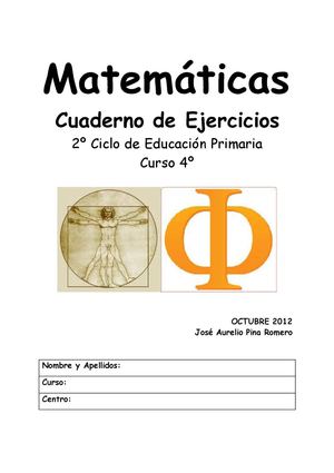 Cuaderno De Matematicas