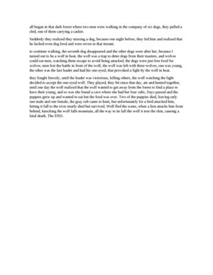 Cuento De Ingles Colmillo Blanco