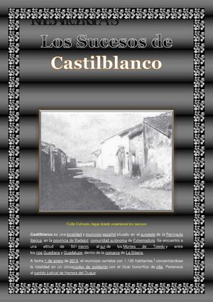 Historias Reales Castimblanco Badajoz