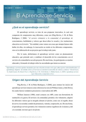 Aprendizaje Servicio