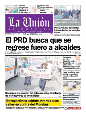 La Unión de Morelos 10 Noviembre 2014