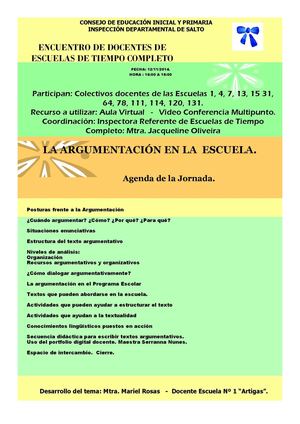 Agenda Segundo Encuentro Docentes T C Videoconferencia