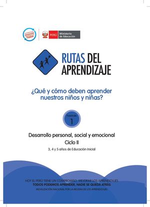 Fasciculo I Ciclo II Desarrollo Personal Social Y Emocional