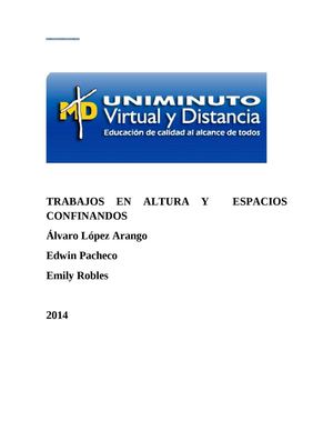 Trabajos En Altura Y Espacios Confinandos Grupos