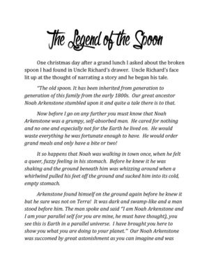 The Legend Of The Spoon