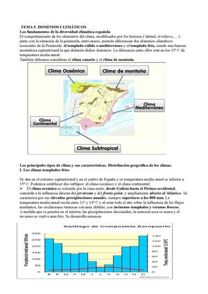 Tema 5 Climas De España