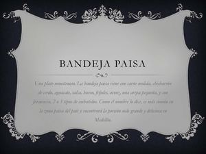 Bandeja Paisa