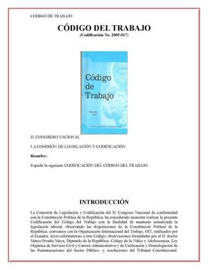 Revista Código Del Trabajo