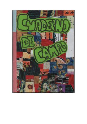 Cuaderno De Campo
