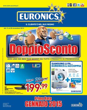 Volantino Euronics Siem dal 13 al 26 novembre 2014