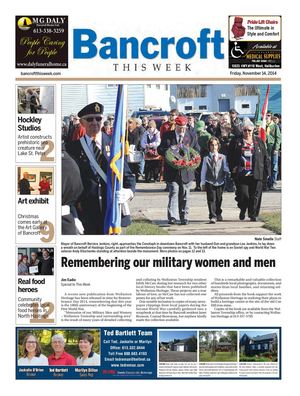 Bancroft This Week Novemeber 14, 2014