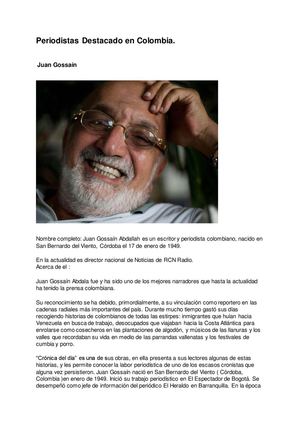 Periodistas mas Destacados en Colombia