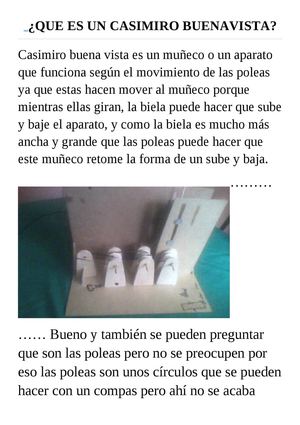 Que Es Un Casimiro Buenavista