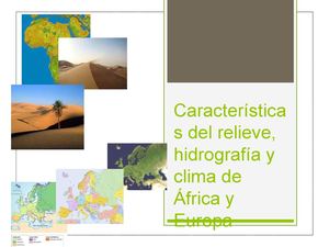 Caracteristicas De Europa Y Africa