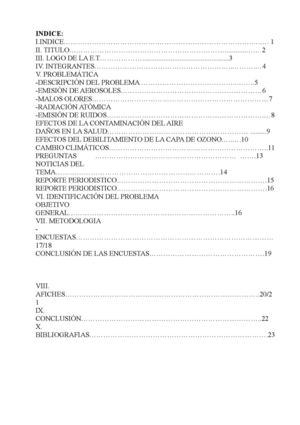 Efectos de la contaminación del aire por la actividad humana