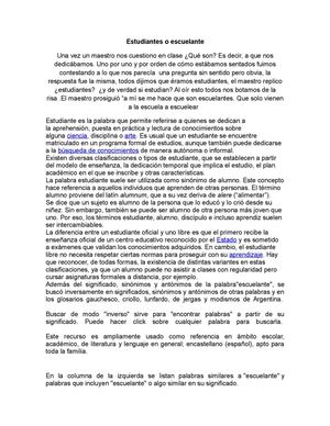 Estudiantes O Escuelante