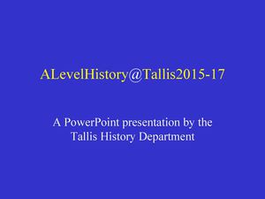 So You Think You Might Want To Do