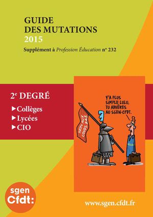 Guide Mutation 2e Degre édition 2015