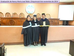 Graduacion Nancy Maria José Telon Cunori 8 11 14