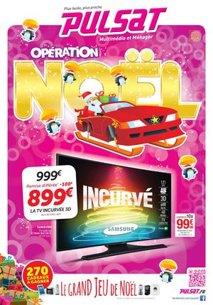 Sélection Catalogue Pulsat Noel 2014