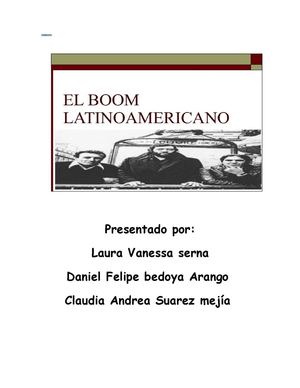 El Boom Latinoamericano