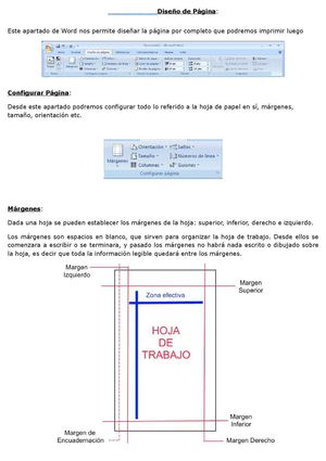 Diseño De Página  para procesador de Textos Word