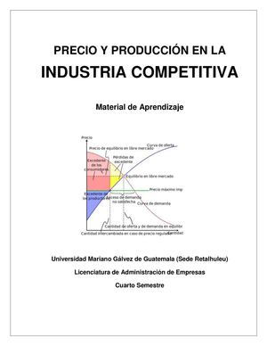 Precio y Producción en la industria competitiva